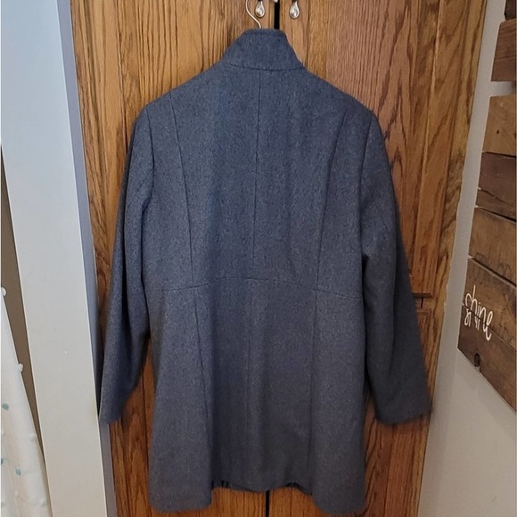 Lands End Plus Size Fit and Flare Long Wool Coat Size 22W - Picture 5 of 8